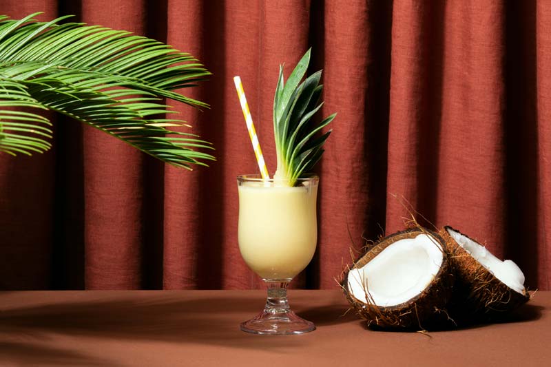 Piña colada smoothie