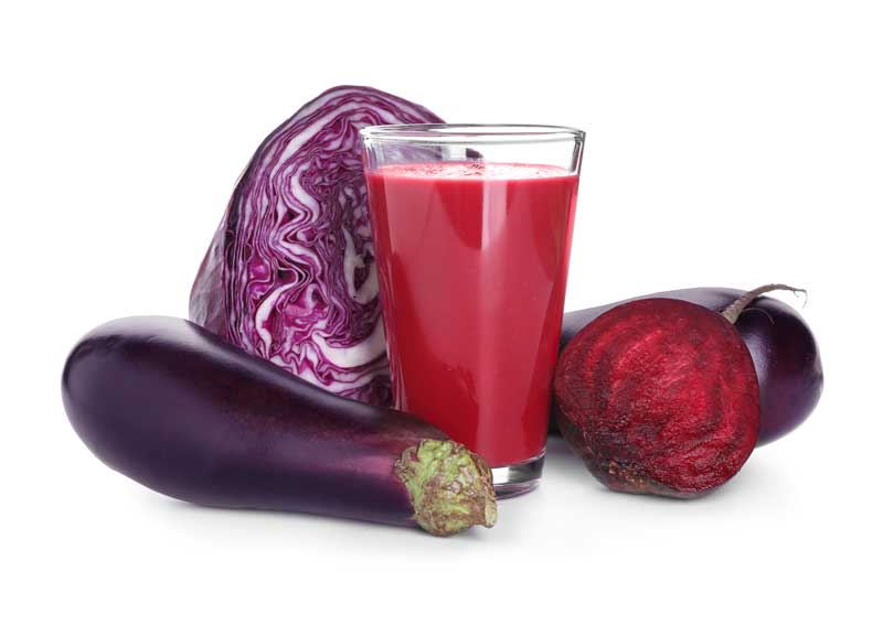 Aubergine smoothie