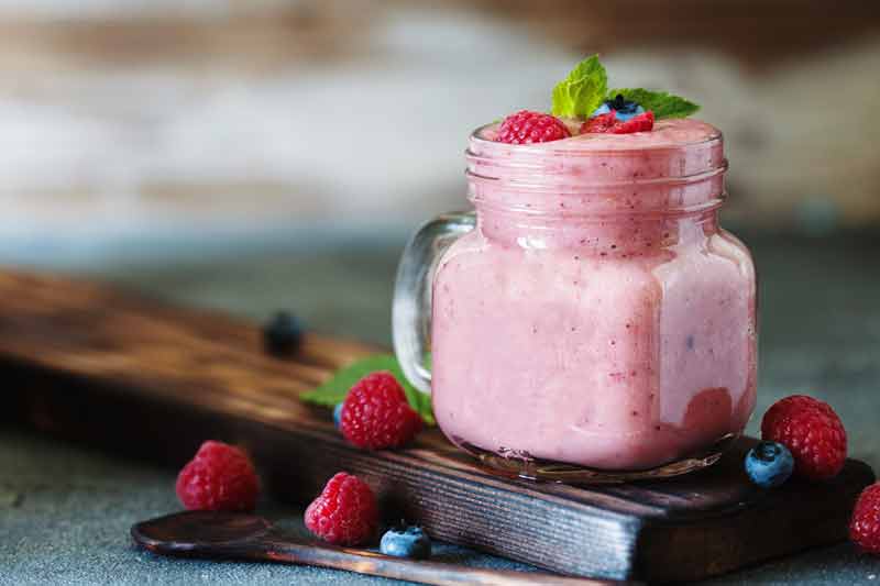 Frambozen smoothie